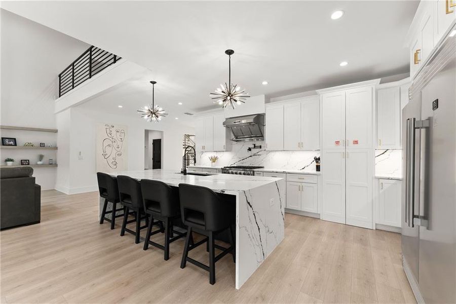 Furnished interior view inside a new home in , Hartwell (Image 59).