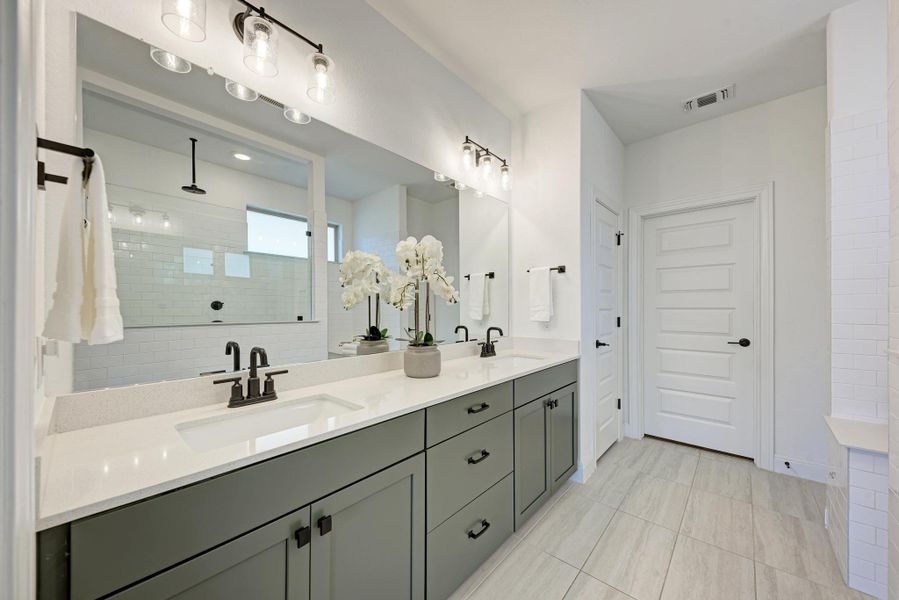 Primary Bathroom, dual Vanities