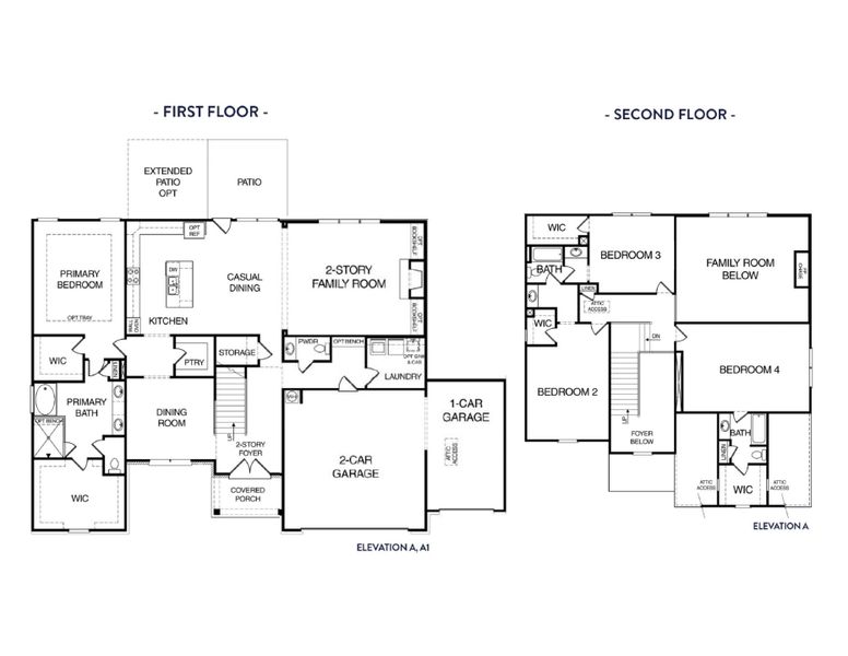 2D floor plan layout of this home in Spring Creek, Monroe, GA (Image 1). 2D floor plan layout of this home in Spring Creek, Monroe, GA (Image 1).