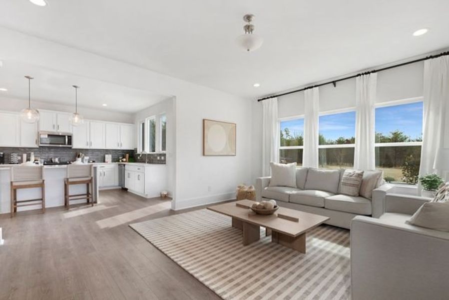 Representative furnished interior of a home built from the TA2100 by True Homes in Edgewater - The Groves, Lancaster (Image 6). Representative furnished interior of a home built from the TA2100 by True Homes in Edgewater - The Groves, Lancaster (Image 6).