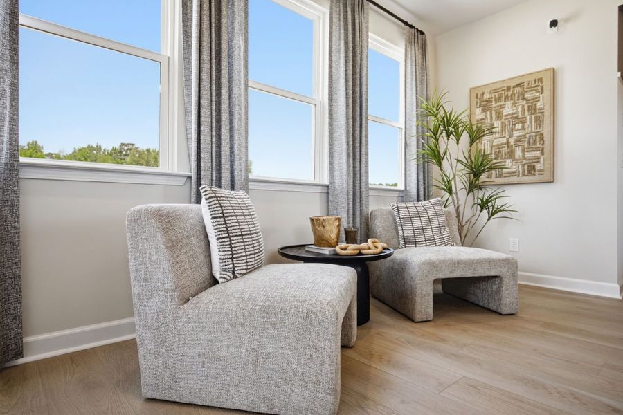 Representative furnished interior of a home built from the The Burke C by Davidson Homes LLC in Forestville Yard, Knightdale (Image 18).