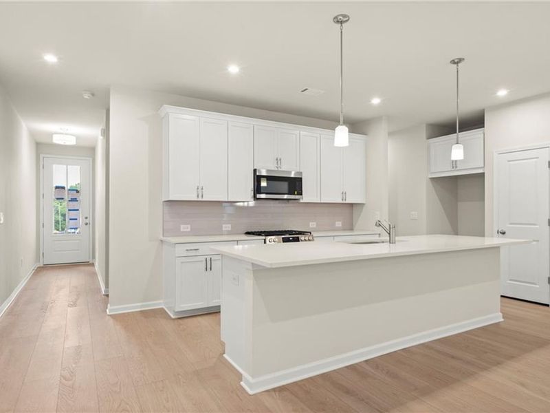 Furnished interior view inside a new home in The Village at Shallowford, Kennesaw (Image 5).