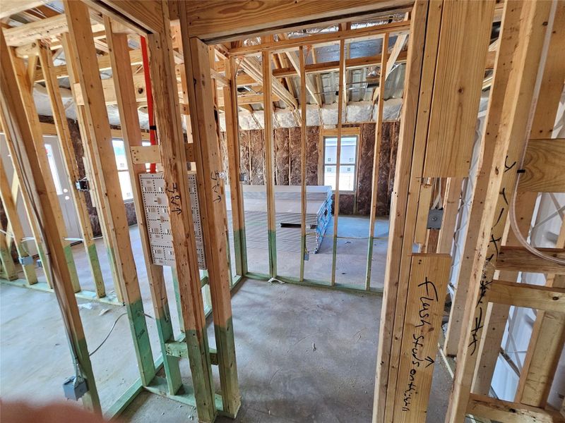 In-progress construction of a new home in Lexington Heights, Willis, TX (Image 13).