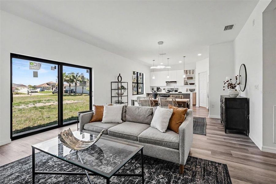 Furnished interior view inside a new home in , Cape Coral (Image 6).