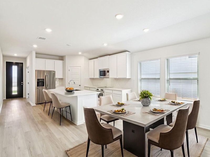 Furnished interior view inside a new home in Lark Canyon, New Braunfels (Image 6).