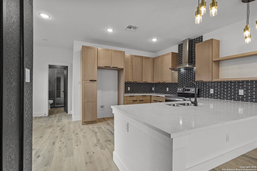 Furnished interior view inside a new home in , San Antonio (Image 40).