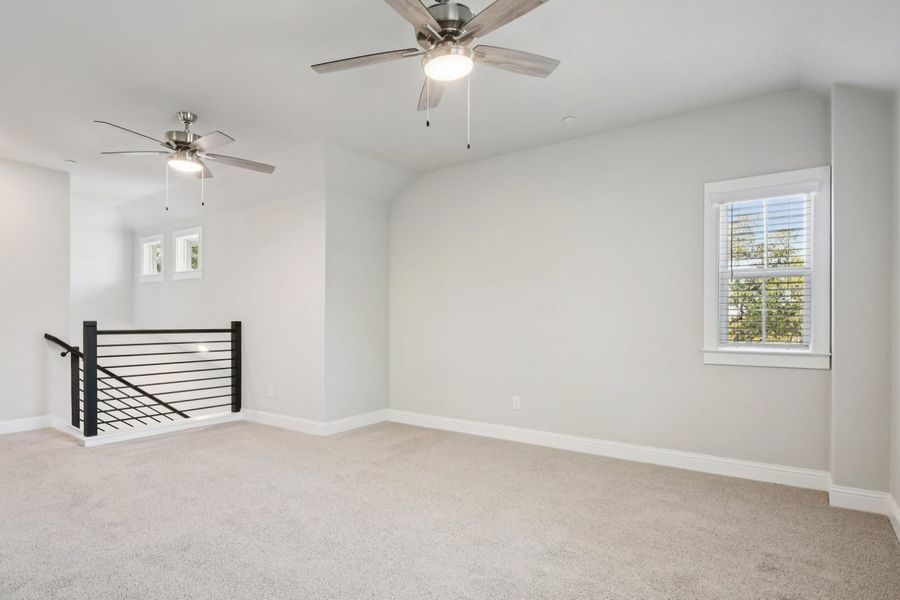 Representative unfurnished interior of a home built from the Clear Creek 2107 by Brohn Homes in Clear Creek, Round Rock (Image 16). Representative unfurnished interior of a home built from the Clear Creek 2107 by Brohn Homes in Clear Creek, Round Rock (Image 16).