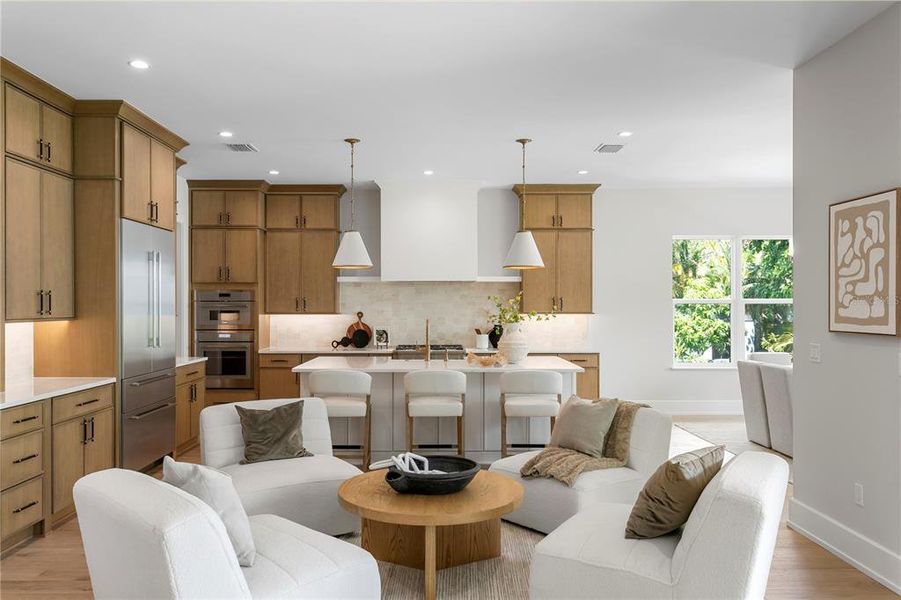 Furnished interior view inside a new home in , Tampa (Image 75).