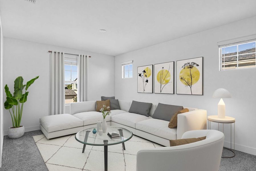 Furnished interior view inside a new home in Allen Ranches, Litchfield Park (Image 8).