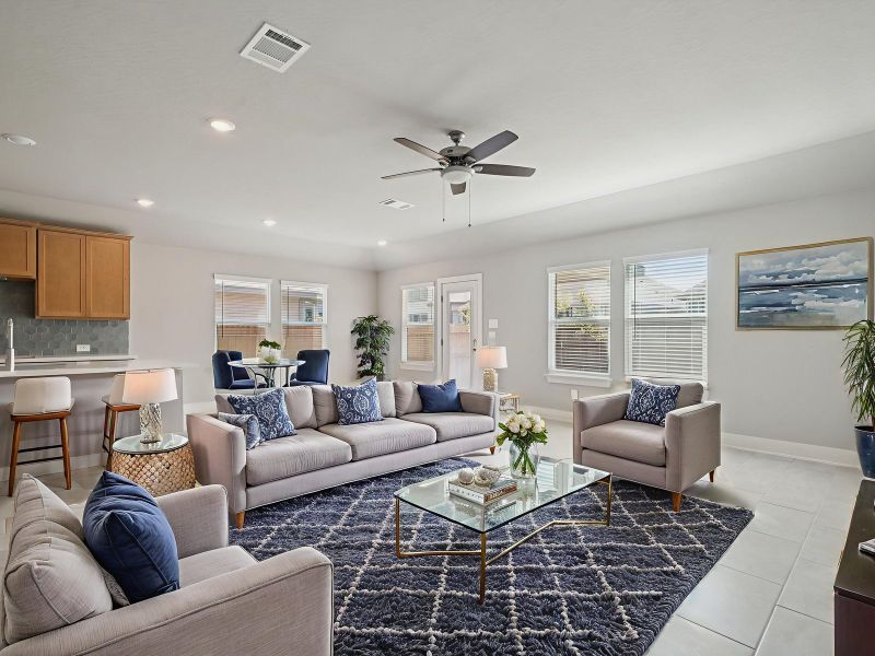 Furnished interior view inside a new home in Stetson Ridge, Marion (Image 5).