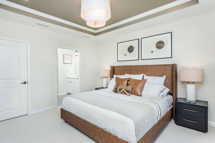 Representative furnished interior of a home built from the Alpine - Passport by Del Webb in Carolina Overlook, Clayton (Image 11). Representative furnished interior of a home built from the Alpine - Passport by Del Webb in Carolina Overlook, Clayton (Image 11).