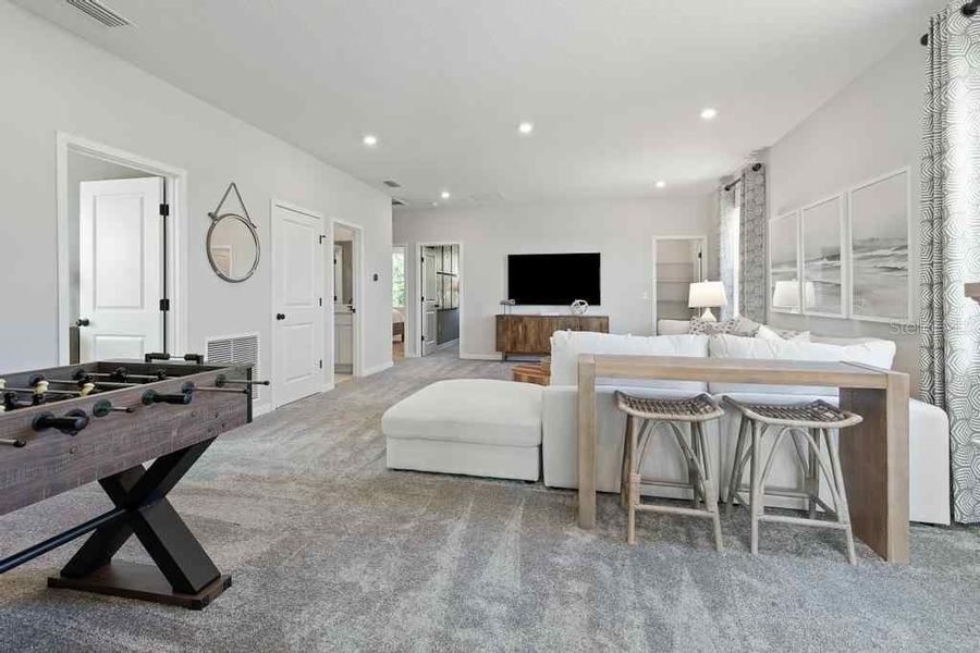 Furnished interior view inside a new home in , Palm Coast (Image 15).