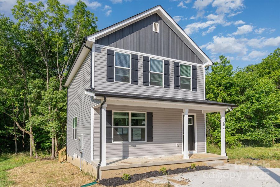 Front exterior of a new home in , Salisbury, NC, highlighting curb appeal (Image 2). Front exterior of a new home in , Salisbury, NC, highlighting curb appeal (Image 2).