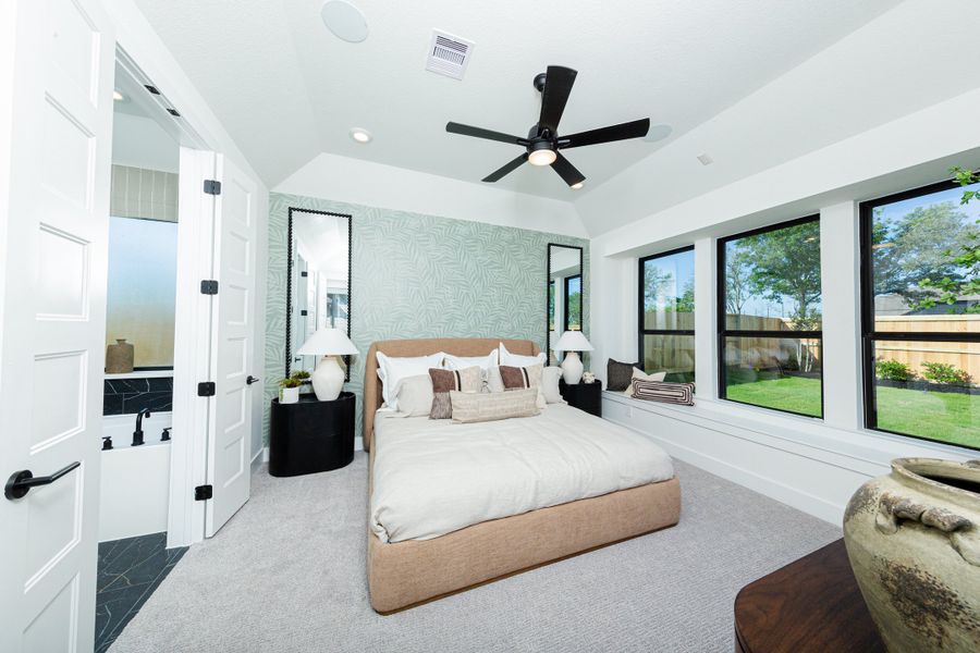 Furnished interior view inside a new home in Gatherings® at Chambers Creek, Willis (Image 8).