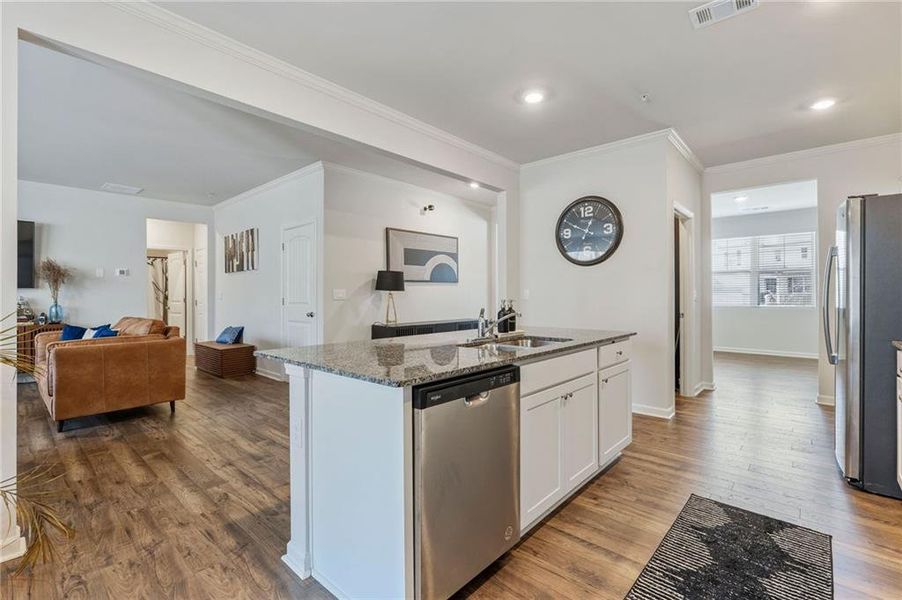Furnished interior view inside a new home in , Fairburn (Image 10).