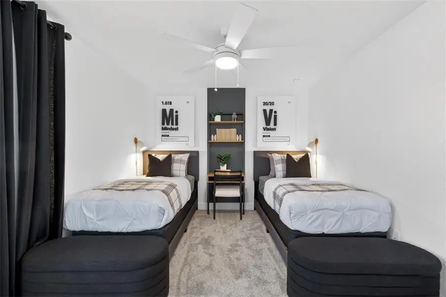 Furnished interior view inside a new home in Linden Grove, Powder Springs (Image 46).
