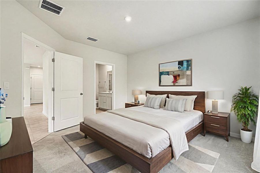 Furnished interior view inside a new home in , New Port Richey (Image 15).