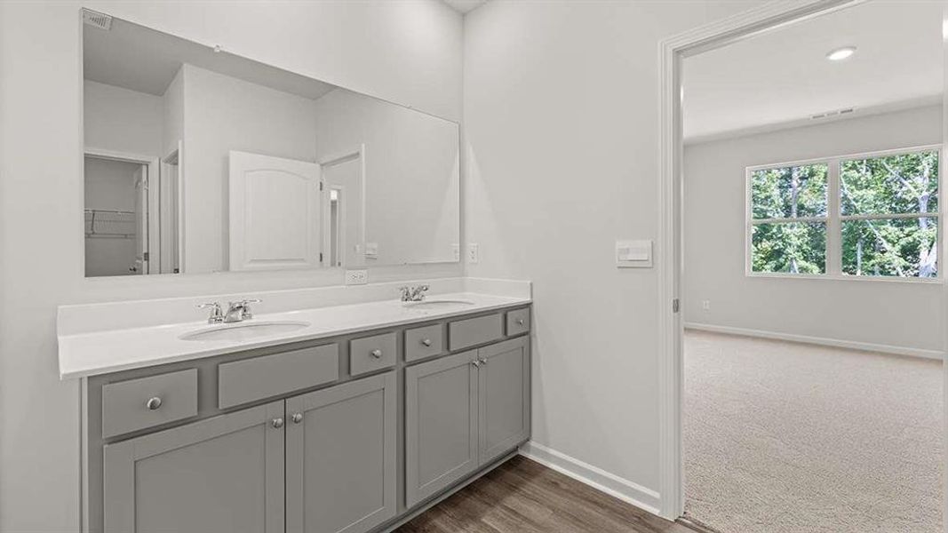 Furnished interior view inside a new home in , Atlanta (Image 8). Furnished interior view inside a new home in , Atlanta (Image 8).
