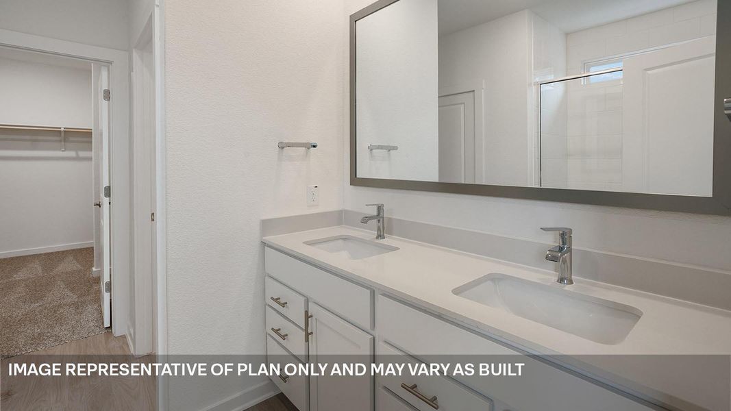 Furnished interior view inside a new home in Rosenbusch Ranch, Leander (Image 10).