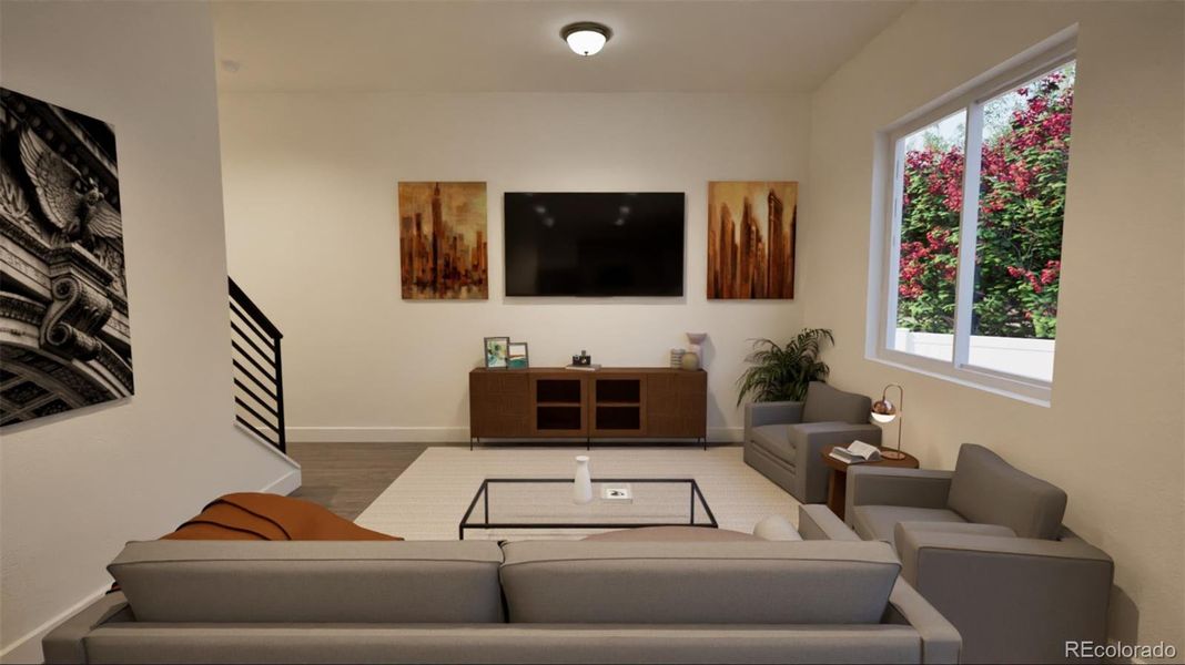 Furnished interior view inside a new home in , Aurora (Image 3).