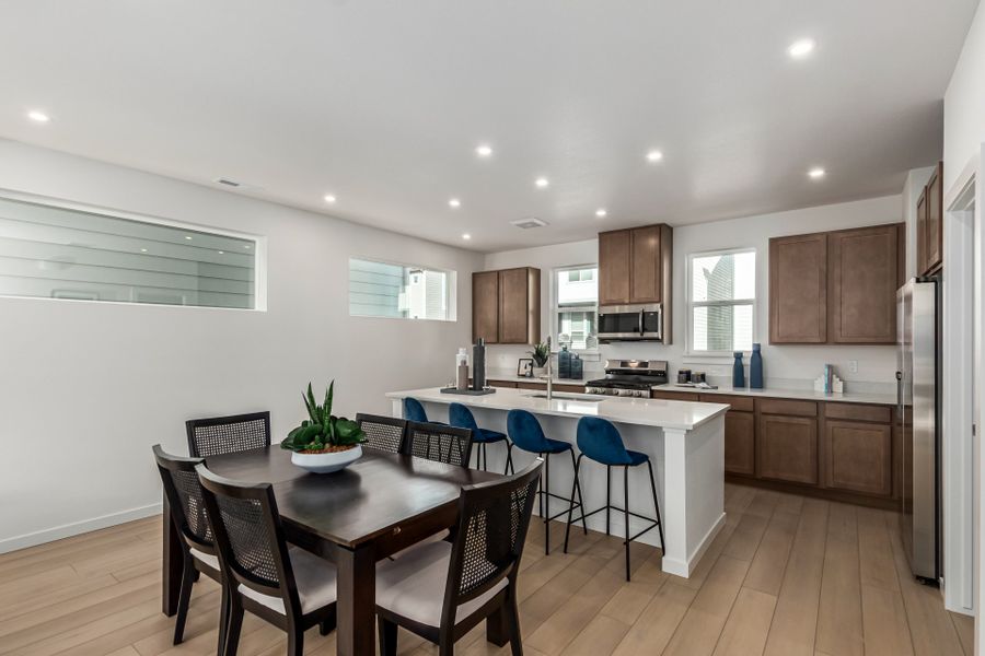 Furnished interior view inside a new home in Parkside at Victory Ridge, Colorado Springs (Image 7).