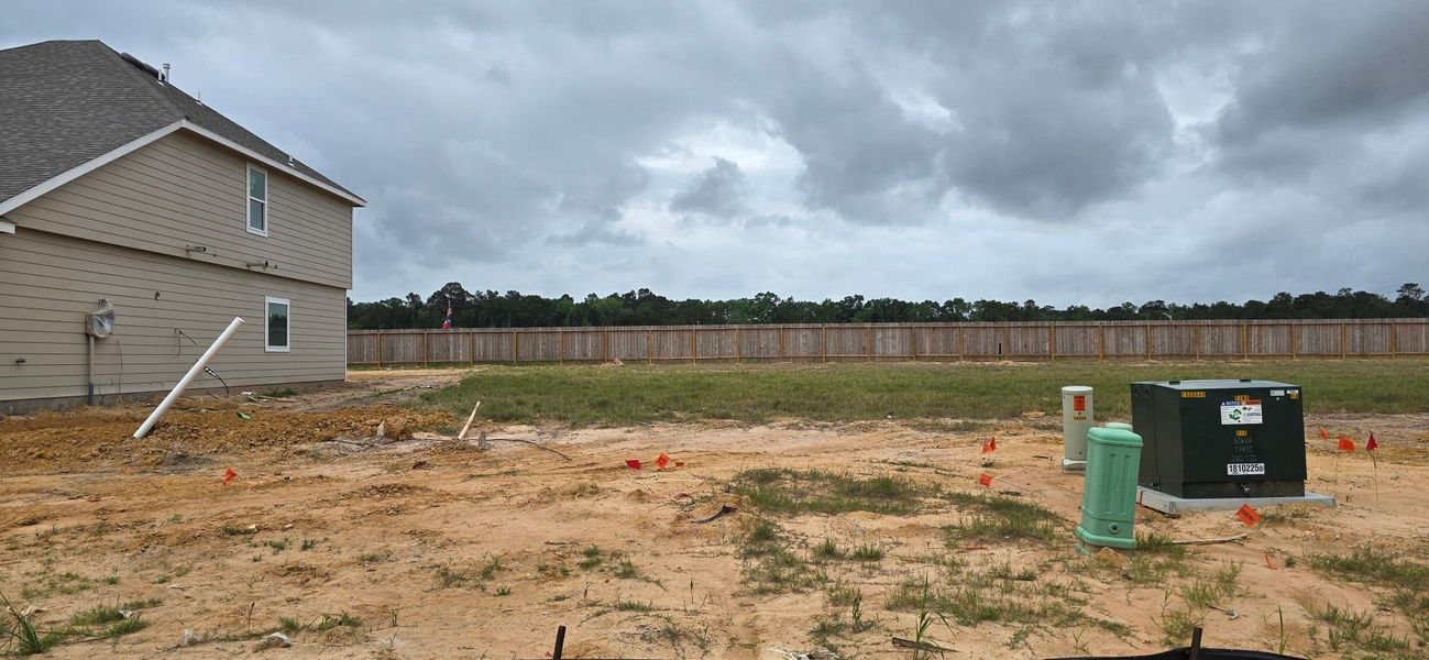 Site preparation for new homesites in Granger Pines, Conroe (Image 23).