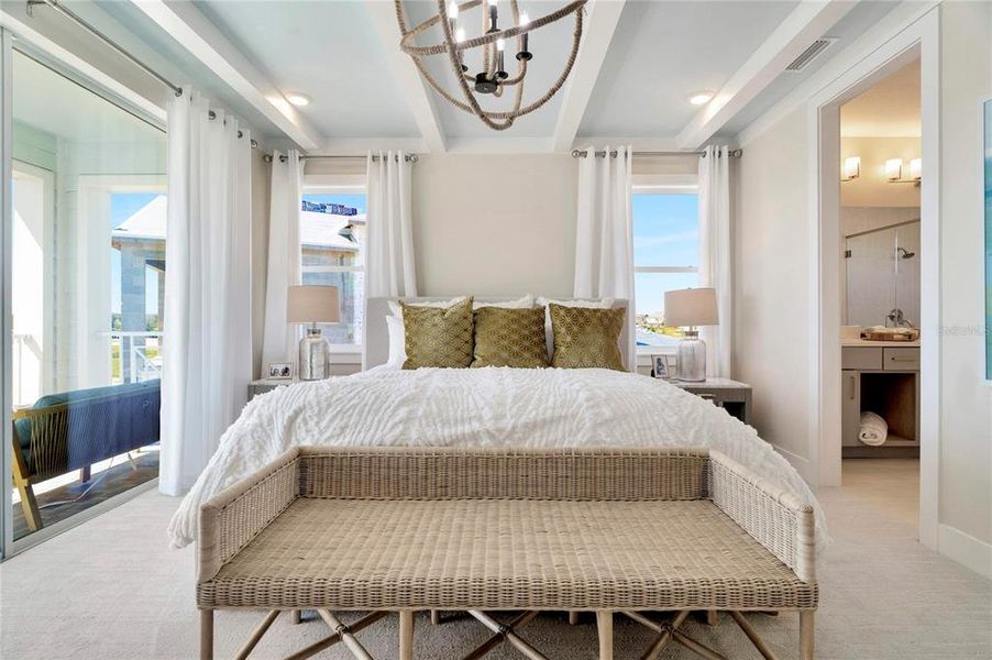 Furnished interior view inside a new home in , Wesley Chapel (Image 7).