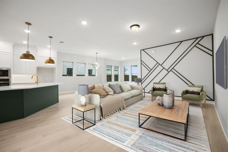 Furnished interior view inside a new home in Talia – Garden Series, Mesquite (Image 11).