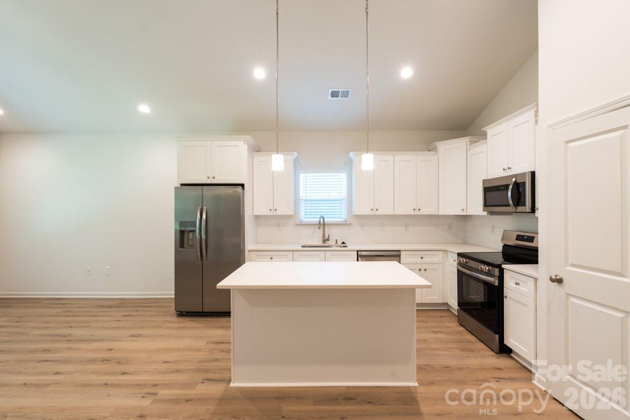 Furnished interior view inside a new home in Northway at Echo Glen, Charlotte (Image 9).