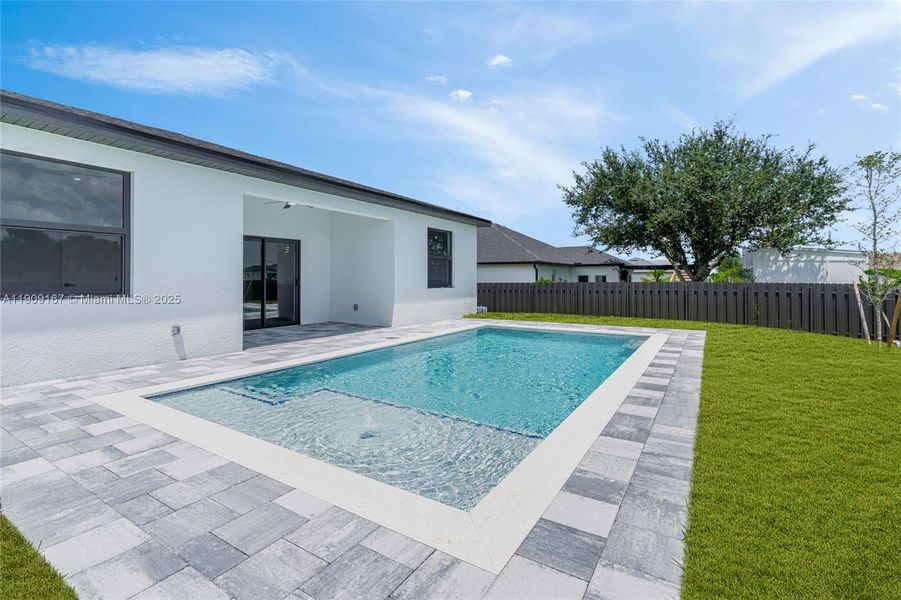 Exterior details and patio area of a home in , Cape Coral (Image 29). Exterior details and patio area of a home in , Cape Coral (Image 29).