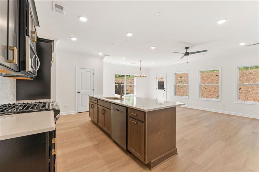 Furnished interior view inside a new home in Wildwood Place, Powder Springs (Image 7).