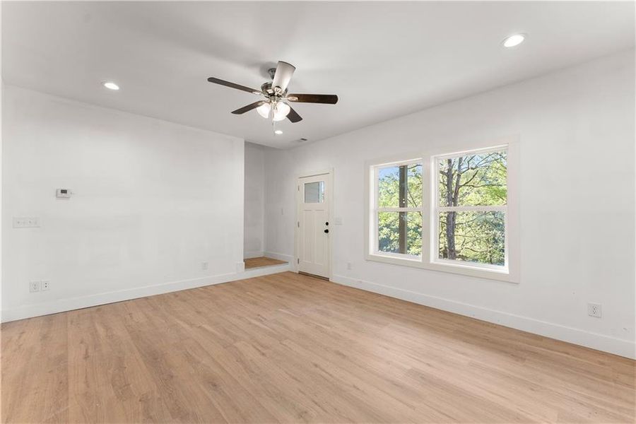 Spacious, unfurnished interior of a new home in , Cleveland (Image 15).