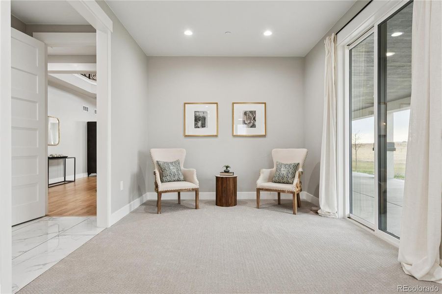 Furnished interior view inside a new home in , Hudson (Image 35).