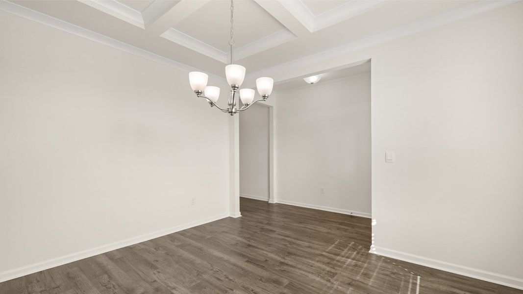 Representative unfurnished interior of a home built from the Edison by D.R. Horton in Heritage Pointe, Senoia (Image 14).