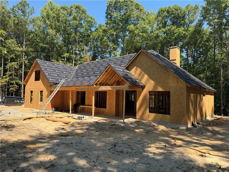 In-progress construction of a new home in , Dallas, GA (Image 25).