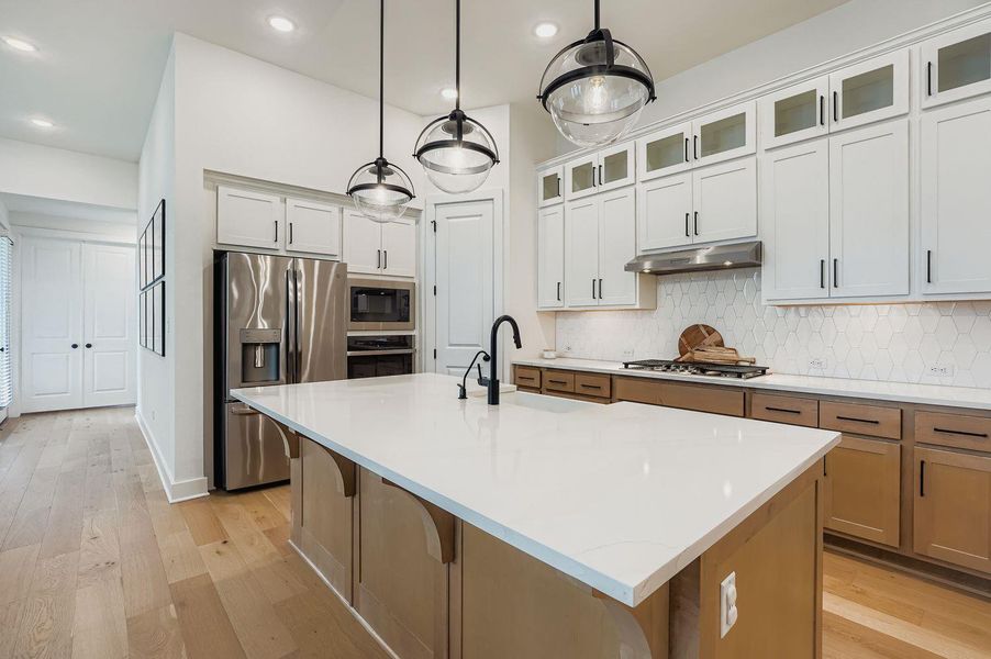 Furnished interior view inside a new home in 6 Creeks at Waterridge: 55ft. lots, Kyle (Image 29).