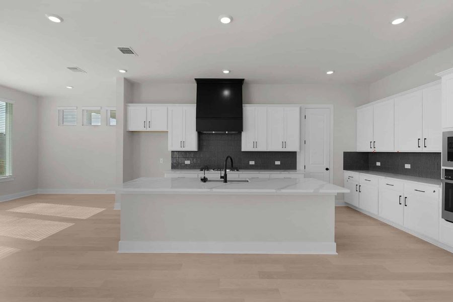 Furnished interior view inside a new home in Lariat, Liberty Hill (Image 5).