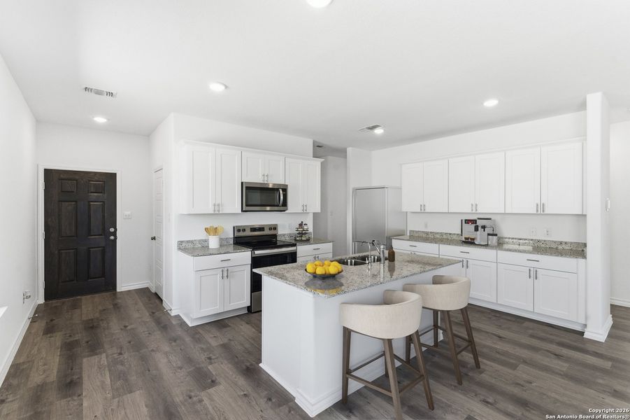 Furnished interior view inside a new home in Meadows at Clear Springs, New Braunfels (Image 7).