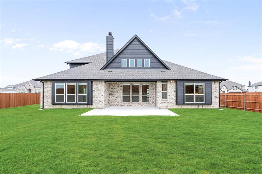 Exterior details and patio area of a home in Timberbrook, Justin (Image 26). Exterior details and patio area of a home in Timberbrook, Justin (Image 26).