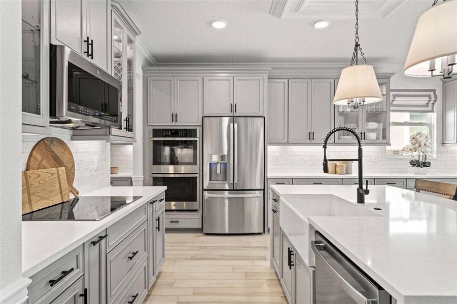 Furnished interior view inside a new home in Whispering Oaks Preserve, Wesley Chapel (Image 13).