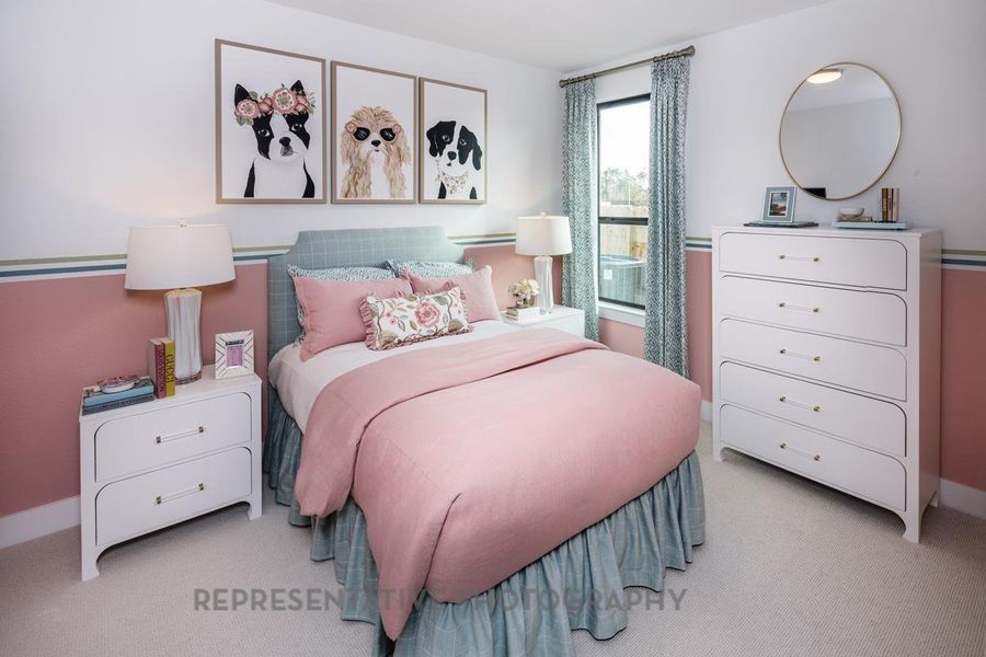 Furnished interior view inside a new home in Riceland: 50ft. lots, Mont Belvieu (Image 5).