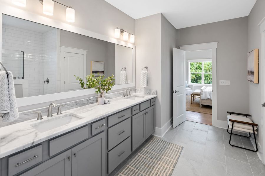 Representative furnished interior of a home built from the Beckett by Bill Clark Homes in Riverside Cove, Wilmington (Image 49).