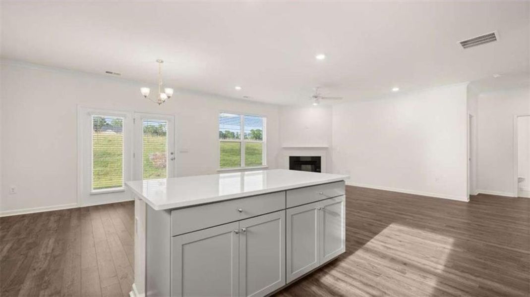Furnished interior view inside a new home in Wildwood, Covington (Image 9).