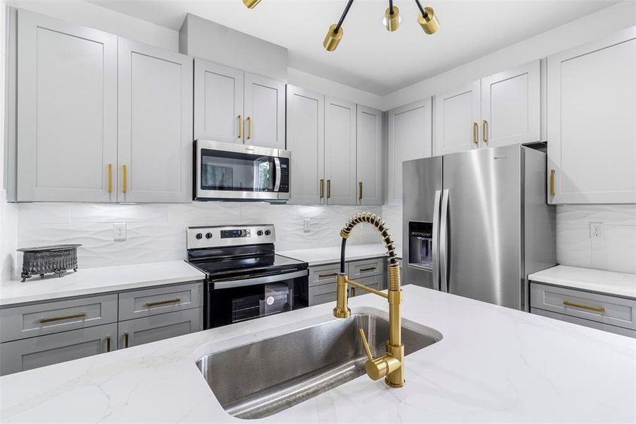 Furnished interior view inside a new home in , Houston (Image 15).