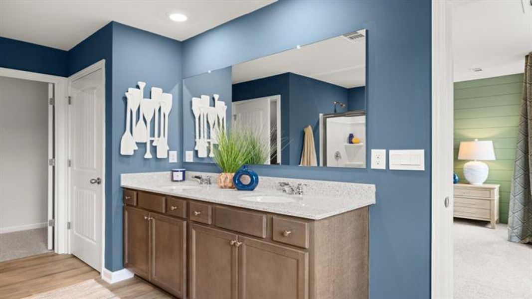 Furnished interior view inside a new home in Falcon Landing, Gainesville (Image 49).