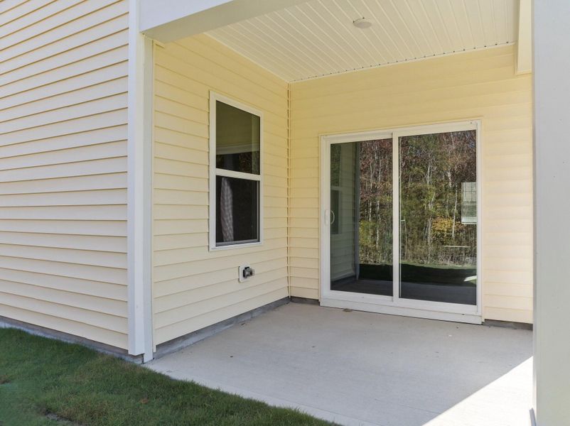 Representative exterior details of a home built from the Falcon by Starlight Homes in Bryson's Ridge - New Homes in Spring Hope, NC, Spring Hope (Image 4).
