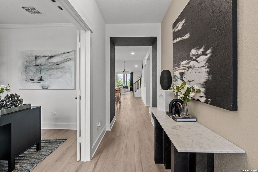 Furnished interior view inside a new home in Bison Ridge, San Antonio (Image 24).