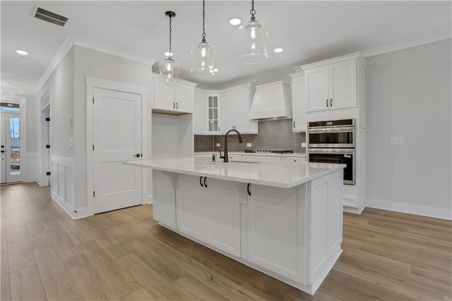Furnished interior view inside a new home in Cambridge, Flowery Branch (Image 7). Furnished interior view inside a new home in Cambridge, Flowery Branch (Image 7).