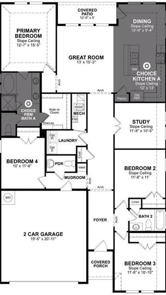 Beazer Homes Prairie Ridge Magnolia plan