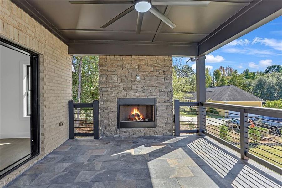 Exterior details and patio area of a home in , Loganville (Image 29).